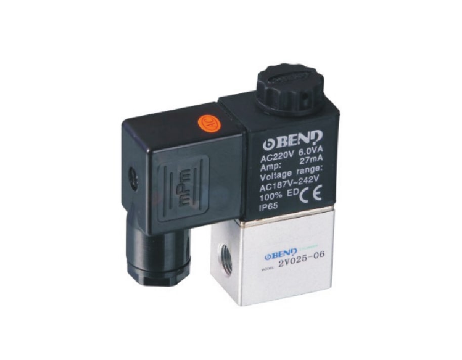 2V Series 2/2 Normally Closed Pneumatic Solenoid Valve